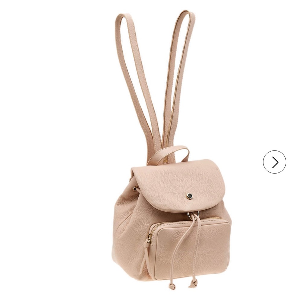 Jimmy Choo Suki Grainy Leather Backpack